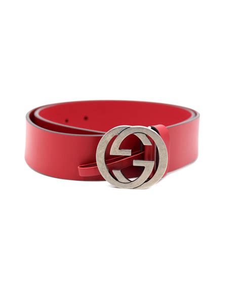 cintura gucci rossa|cinture Gucci per donna.